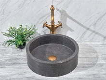 Load image into Gallery viewer, Blue Marble Limestone Chinese Cheap Natural Stone Wash Basin
