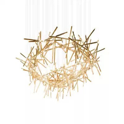 Casting brass branches frame with High quality crystal glass tear drops most modern Luxury Chandelier  "Price depends on the size you need"