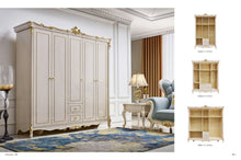 Lade das Bild in den Galerie-Viewer, Antique Royal European Style Solid Wood Bedroom Furniture, Classic Bedroom Set
