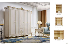 Lade das Bild in den Galerie-Viewer, Antique Royal European Style Solid Wood Bedroom Furniture Classic Bedroom Set

