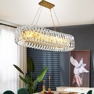 Hanging Lamp Crystal Pendant Light Modern Luxury Ceiling