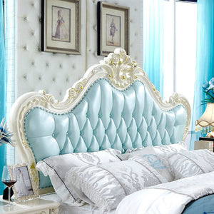 Victorian Bedframe European Bedroom Furniture Hand Curve