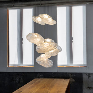 Creative glass chandelier of Nordic post modern