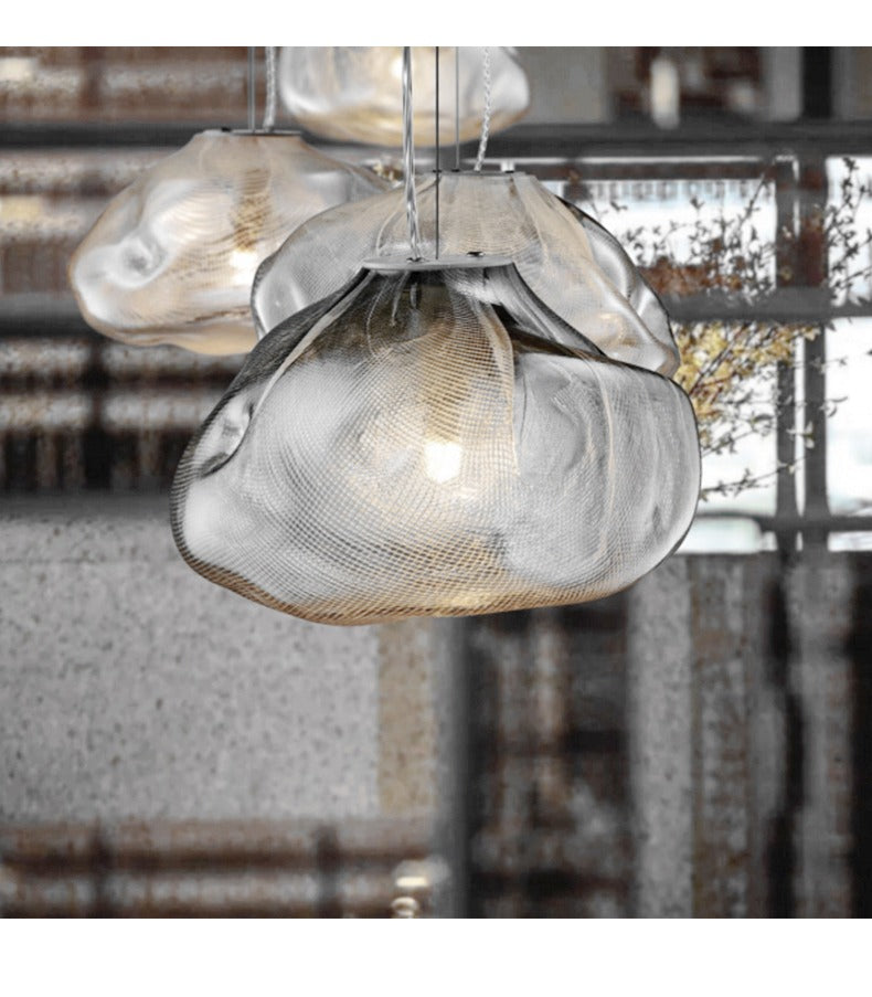 Creative glass chandelier of Nordic post modern