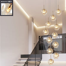 Load image into Gallery viewer, Custom large hotel lobby chandelier lighting modern design luxury glass chandeliers pendant lights &quot;Price depends on the size you need&quot;
