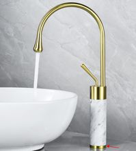 Load image into Gallery viewer, Luxury Gold Marble Faucet Modern Style
