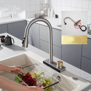 Sink-waterfall--faucets kitchen,style flexible connections durable kitchen faucet,deck-mounted kitchen faucet for kitchen sink
