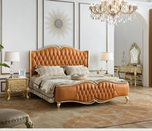 Charger l&#39;image dans la galerie, Classical golden bedroom furniture royal bedroom set
