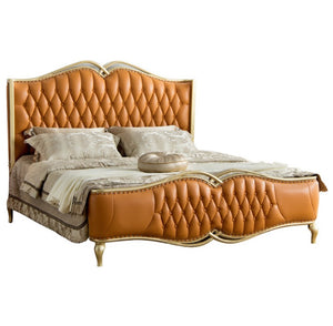 Classical golden bedroom furniture royal bedroom set