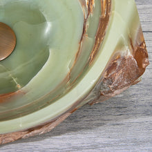 Load image into Gallery viewer, Green Jade Jade Stone Bathroom Sink Bowl
