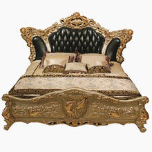 Cargar imagen en el visor de la galería, high end master bedroom furniture set luxury leather bed room furniture bedroom
