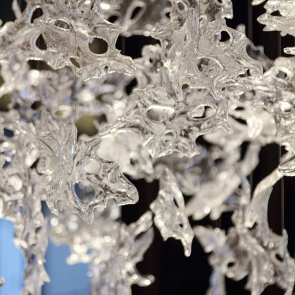High performance customized maple leaf modern luxury glass crystal chandelier "Price depends on the size you need"