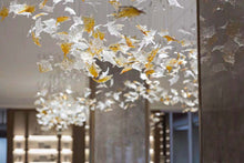 Lade das Bild in den Galerie-Viewer, High performance customized maple leaf modern luxury glass crystal chandelier &quot;Price depends on the size you need&quot;
