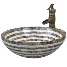 Charger l&#39;image dans la galerie, Mosaic Natural Stone Basin Bathroom Sink
