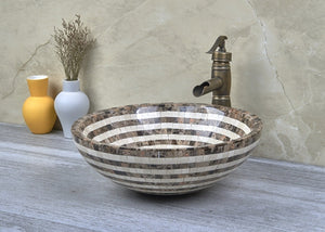 Mosaic Natural Stone Basin Bathroom Sink