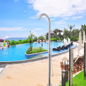Hotel Bath Outdoor/Garden/Beach 304 Stainless Steel Beach Swim Freestanding Shower