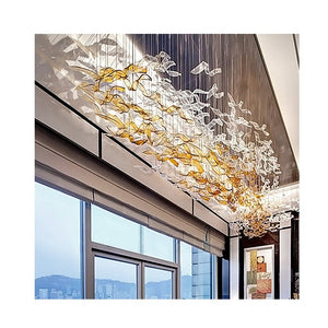 Hotel lobby chandelier creative hotel lighting lobby reception crystal light " Price depends on the size you need"