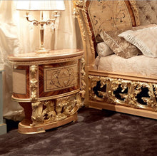 Load image into Gallery viewer, Italy luxury french style classic wooden craving villa bedroom sets
