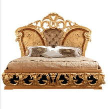 Load image into Gallery viewer, Italy luxury french style classic wooden craving villa bedroom sets
