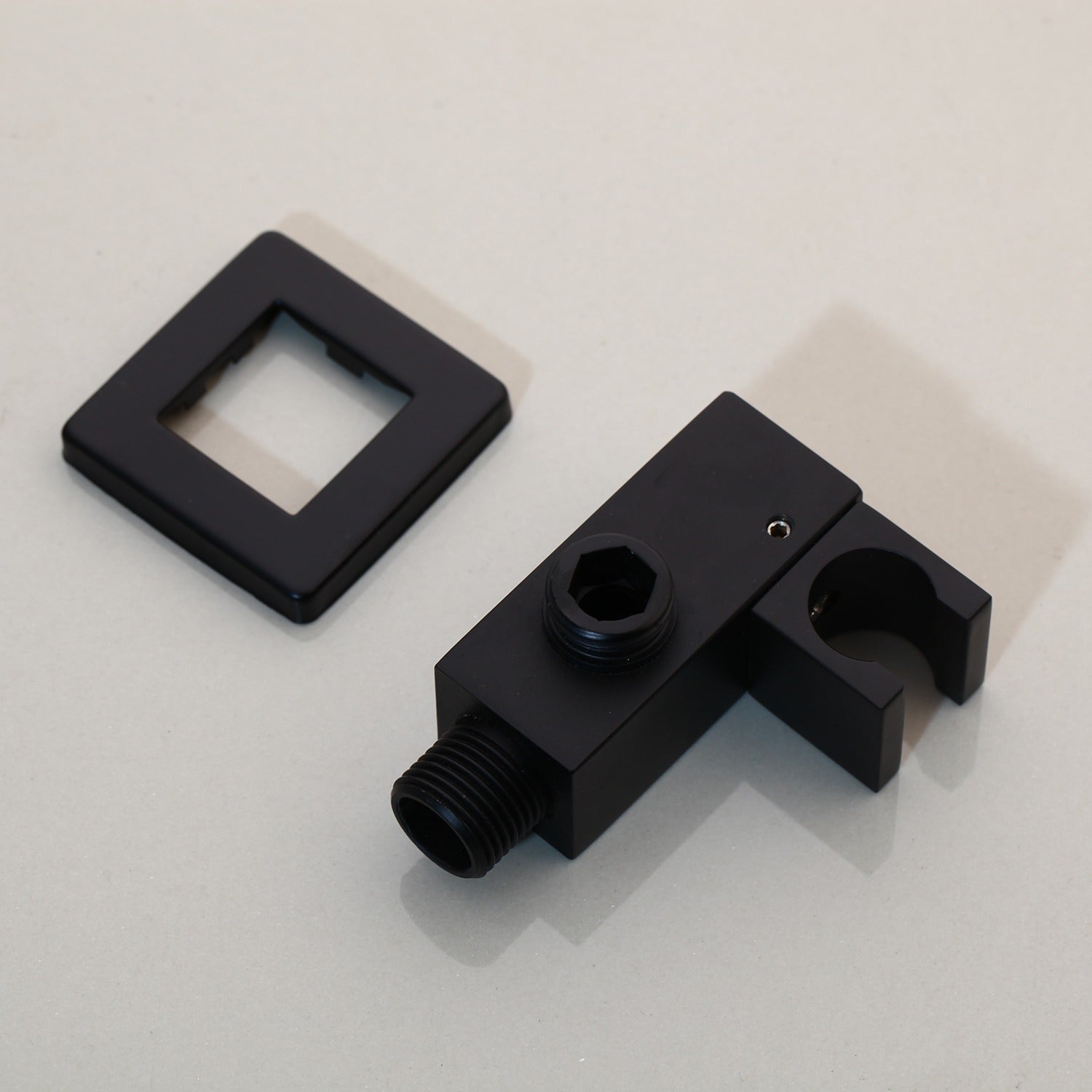 16" Matte Black Shower Faucet Set 3-Way Digital Valve Rain Shower Head Mixer Tap