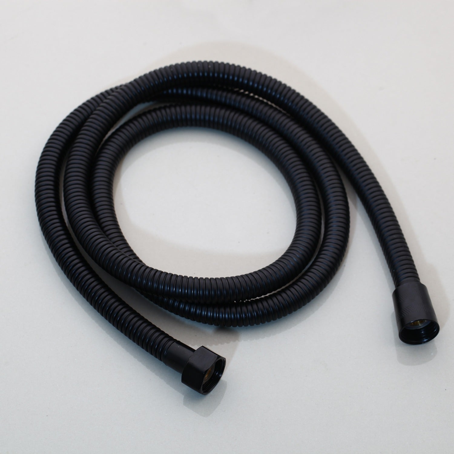 16" Matte Black Shower Faucet Set 3-Way Digital Valve Rain Shower Head Mixer Tap