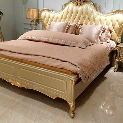 Luxury wooden bedroom set, luxury bedroom furniture
