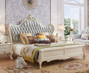 Luxury wooden bedroom set, luxury bedroom furniture