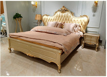 Загрузить изображение в средство просмотра галереи, Luxury wooden bedroom set, luxury bedroom furniture
