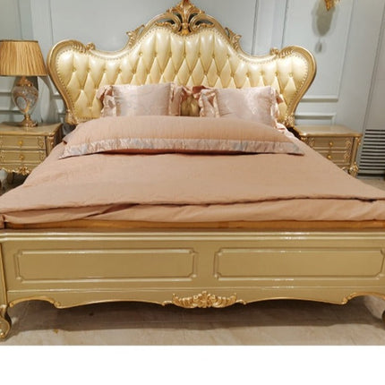 Luxury wooden bedroom set, luxury bedroom furniture