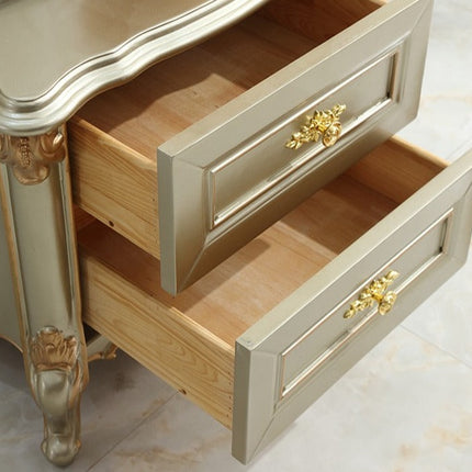 Leather Furniture Blue Bedroom Furniture Set, Wooden Bed Room Luxury Adult European Oak Home Furniture,home Furniture Turkey