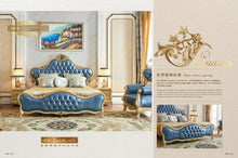 Load image into Gallery viewer, luxury antique wooden king size bed design antique bed set

