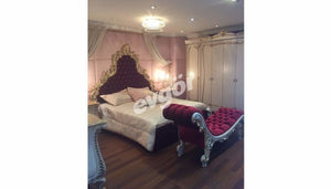 Luxury Craving Villa bed set furniture noble Bedroom Sets Classic Italy Home Furniture Antique Wood Bed European