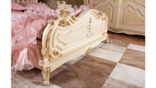 Load image into Gallery viewer, Luxury Made European Rococo Gold Leafing Style bed Royal Imperial Hand Antique Bed for Master Bedroom noble
