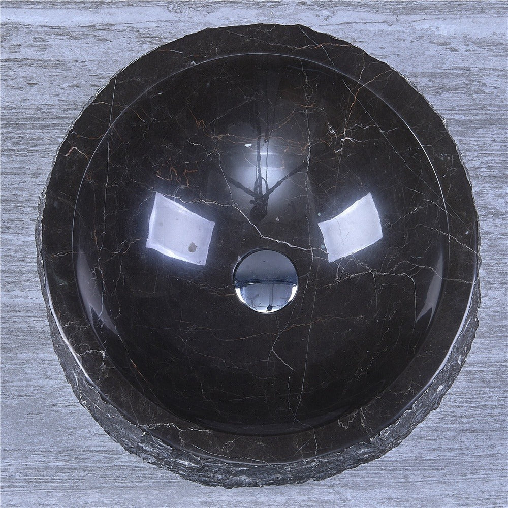 Smooth Natural Stone Wash Basin Bathroom  Sinks