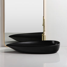 Load image into Gallery viewer, Oval Wash Basin Sink Black Edition
