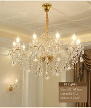 Charger l&#39;image dans la galerie, luxury Modern Classics Simple K9 Crystal Chandeliers
