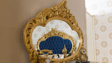 Load image into Gallery viewer, Luxury Style Royal Imperial Hand Made European Rococo Gold Leafing Antique Bed for Master Bedroom unique
