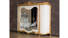 Load image into Gallery viewer, Luxury unique Made European Rococo Gold Leafing Style bed Royal Imperial Hand Antique Bed for Master Bedroom
