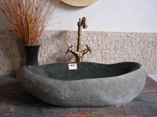 Load image into Gallery viewer, natural river stone garden outdoor sink
