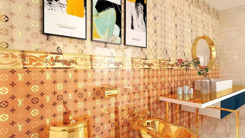 10x30 cm LV Tiles Border Luxury edition 20pcs