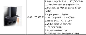 Kitchen Accessories Sensor  Hood Range