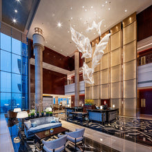 Load image into Gallery viewer, Modern Custom Decorative Ceiling big Chandelier Luxury K9 Crystal Glass Hanging &quot;Price depends on the size you need&quot;
