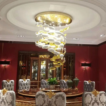 Modern European Large and luxury odeon rectangle led k9 crystal Chandelier "Price depends on the size you need"
