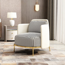 Charger l&#39;image dans la galerie, Modern living room furniture armchair round cushion high-leg lounge chairs
