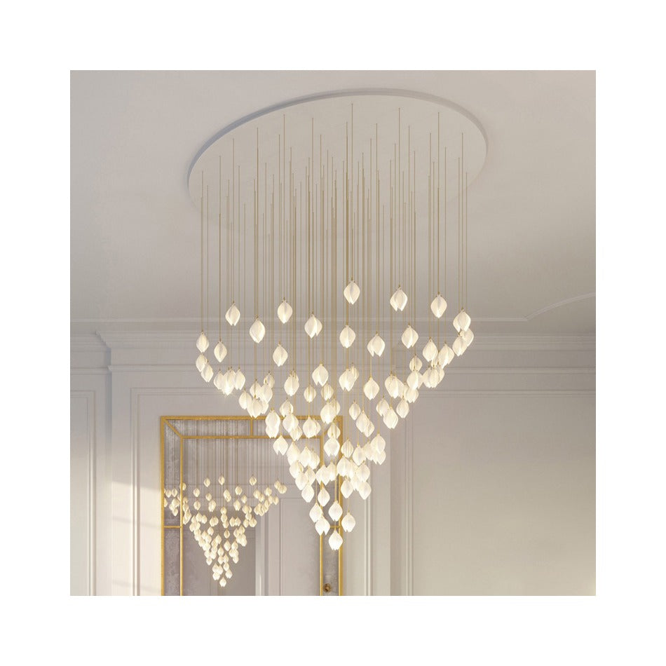 Modern luxury living room restaurant pendant lights ceiling crystal glass chandelier 