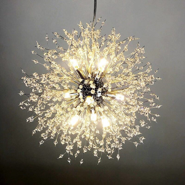 50CM Diameter Crystal 304 Stainless Steel Pendant Light