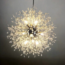 Load image into Gallery viewer, Modern Nordic Decorative Luxury Hanging Crystal Bulb Dandelion LED Chandeliers Pendant Lights
