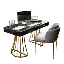 Charger l&#39;image dans la galerie, Modern office furniture luxury desk desk glass computer desk
