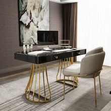 Загрузить изображение в средство просмотра галереи, Modern office furniture luxury desk desk glass computer desk
