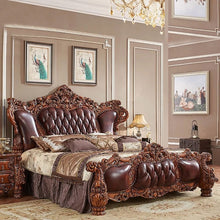 Charger l&#39;image dans la galerie, new classic bedroom furniture bedroom set luxury brown color king bed

